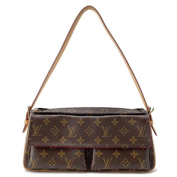 LOUIS VUITTON Red Monogram Shoulder Bag - Picture 1 of 14